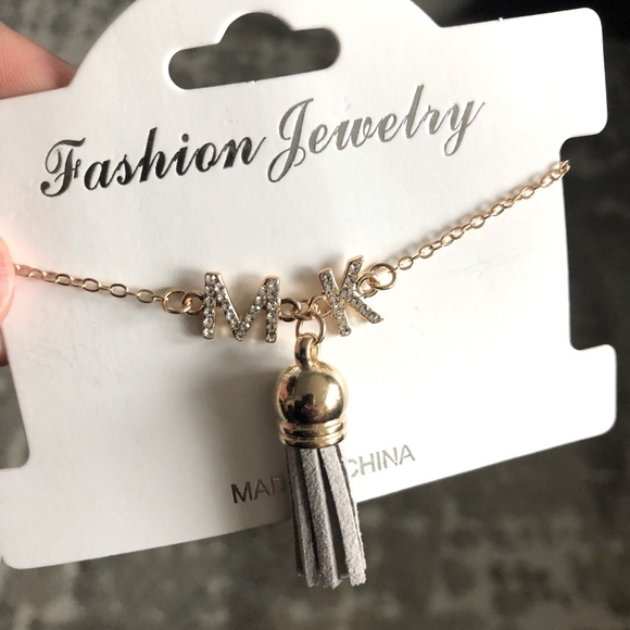 None Jewelry - MK bling letters charm bracelet 💫